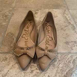 Sam Edelman spiked bow flats